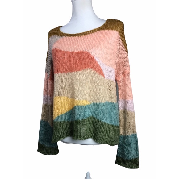 Wooden Ships Sweater Desertscape Wool Mohair - Picture 2 of 8